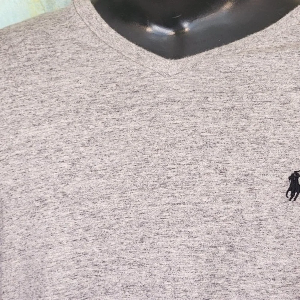 XL T Shirt Gray Ralph Lauren Pony Excellent